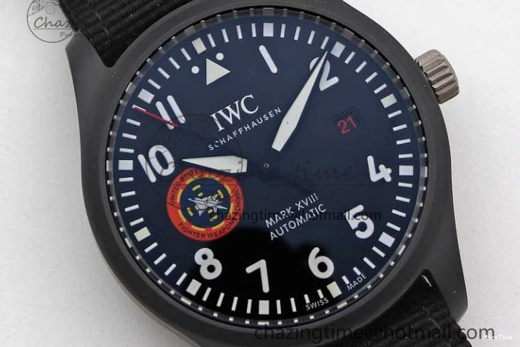 MIROTIME 0403 Mark XVIII ‘TOPGUN SFTI’ Ceramic M+F Best Edition Black Dial on Black Nylon Strap A MultiPurpose 7047